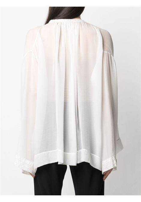 Camicia semitrasparente con ricamo DRIES VAN NOTEN | Camicia | CEBONEMB2322001